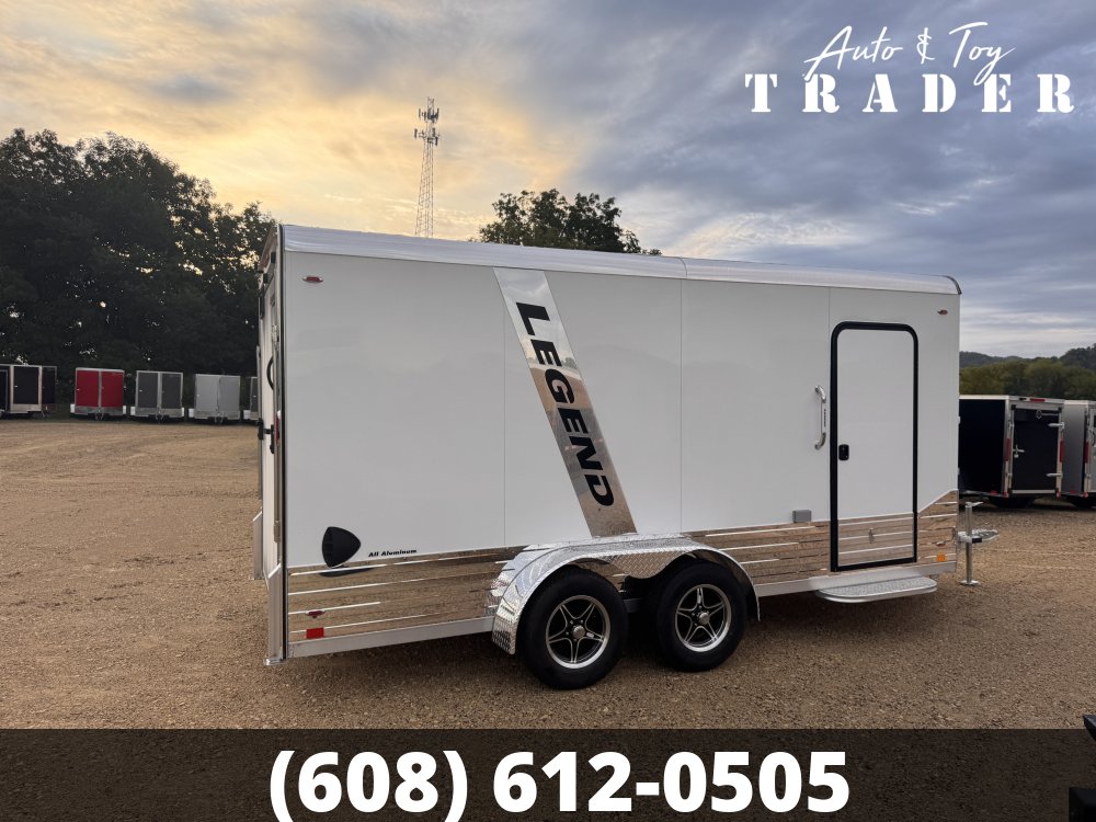2027 Legend Trailers 7X16 Aluminum DVN Cargo / Enclosed Trailer