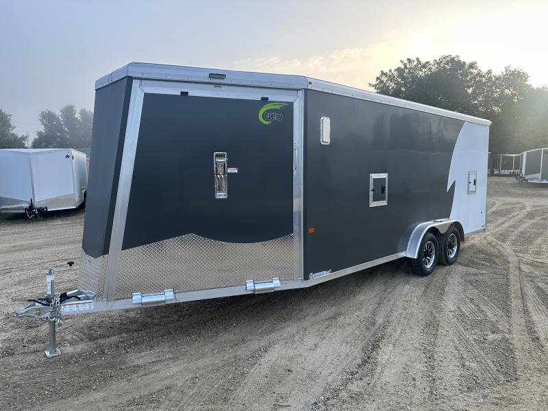2025 NEO Trailers 7.5X23 Aluminum NASX Snowmobile Trailer