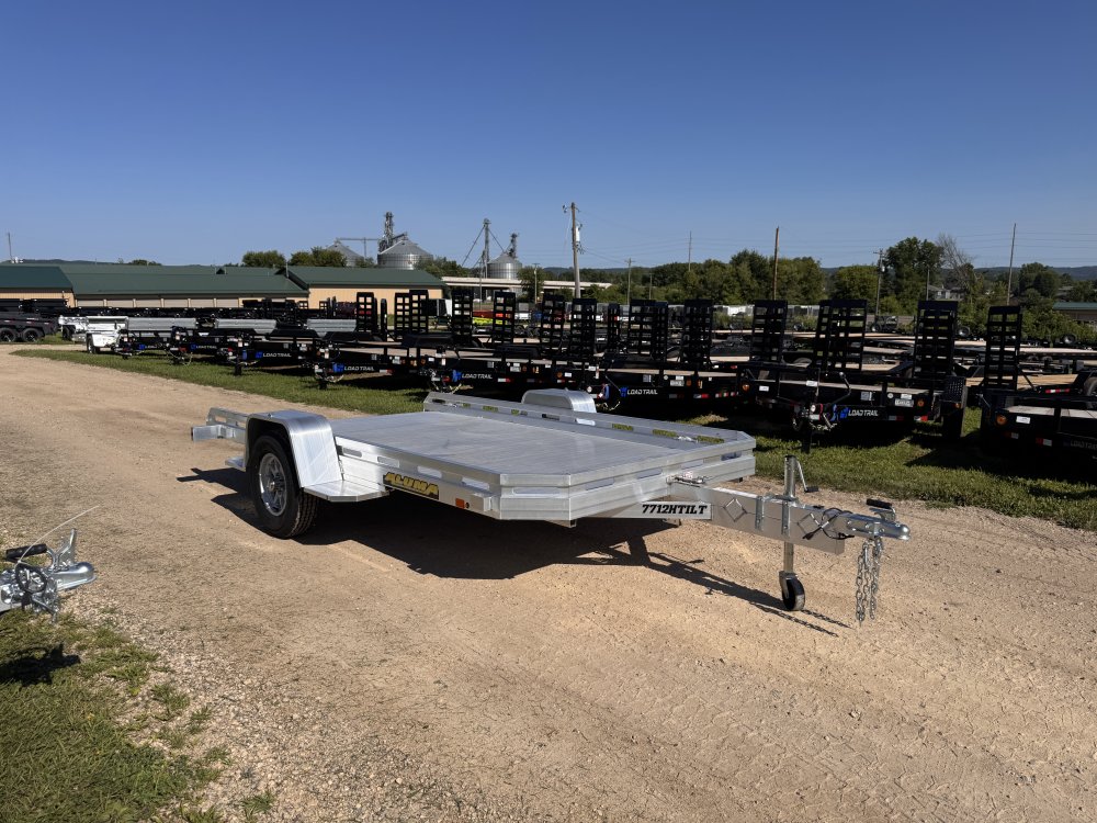 2025 Aluma 7712H Tilt Aluminum Utility Trailer