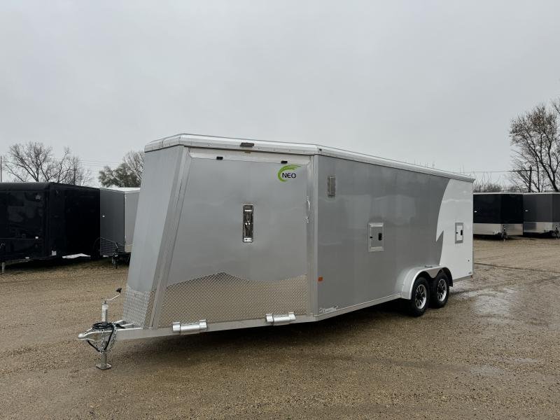 2025 NEO Trailers 7.5X23 Aluminum NASX Snowmobile Trailer
