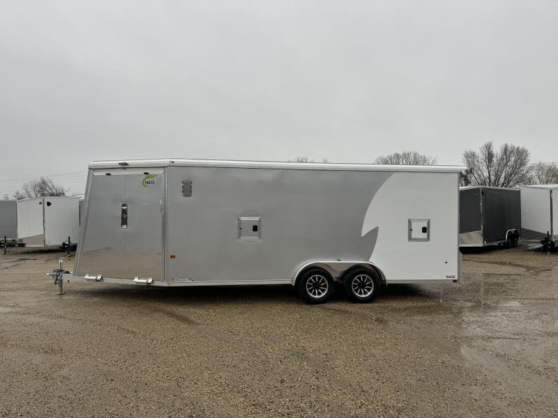 2025 NEO Trailers 7.5X23 Aluminum NASX Snowmobile Trailer