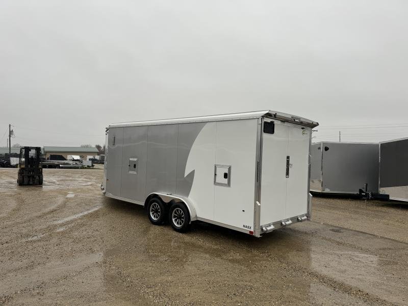 2025 NEO Trailers 7.5X23 Aluminum NASX Snowmobile Trailer