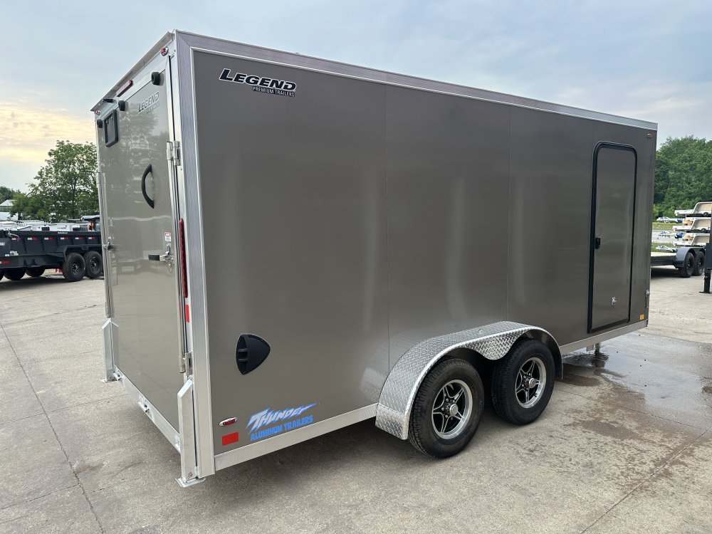 2025 Legend Trailers 7X16 Aluminum Thunder Cargo / Enclosed Trailer