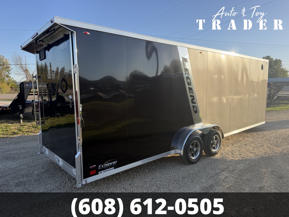 2027 Legend 7.5X29 Aluminum Explorer Snowmobile Trailer