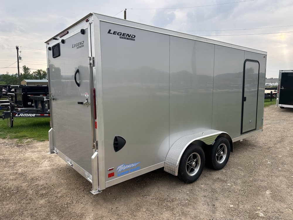 2025 Legend Trailers 7X16 Aluminum Thunder Cargo / Enclosed Trailer