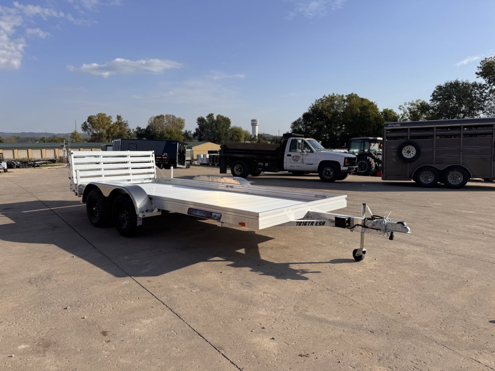 2026 Aluma 7816ESA-TA-EL-BT Aluminum Utility Trailer