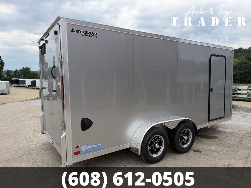 2027 Legend Trailers 7X16 Aluminum Thunder Cargo / Enclosed Trailer