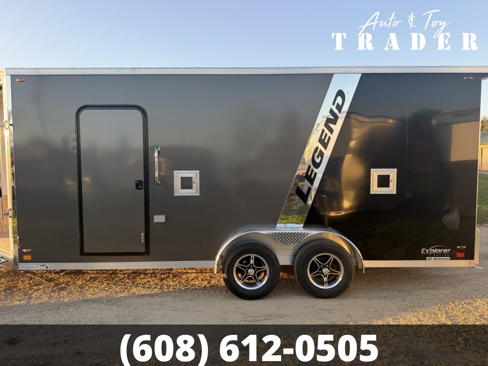 2027 Legend 7.5X23 Aluminum Explorer Snowmobile Trailer
