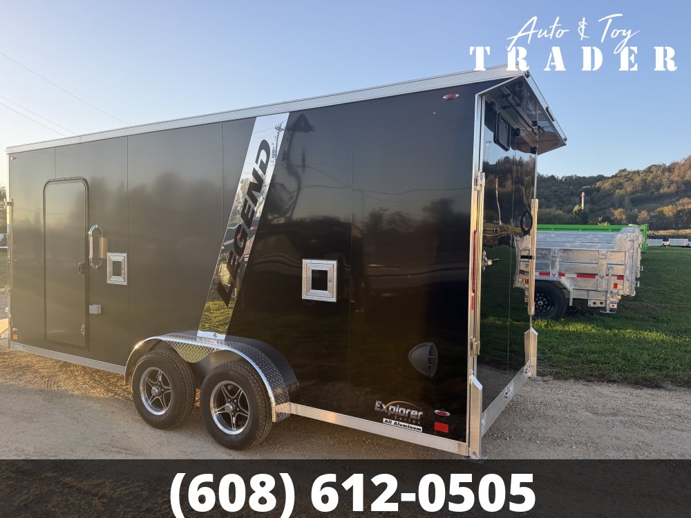 2027 Legend 7.5X23 Aluminum Explorer Snowmobile Trailer