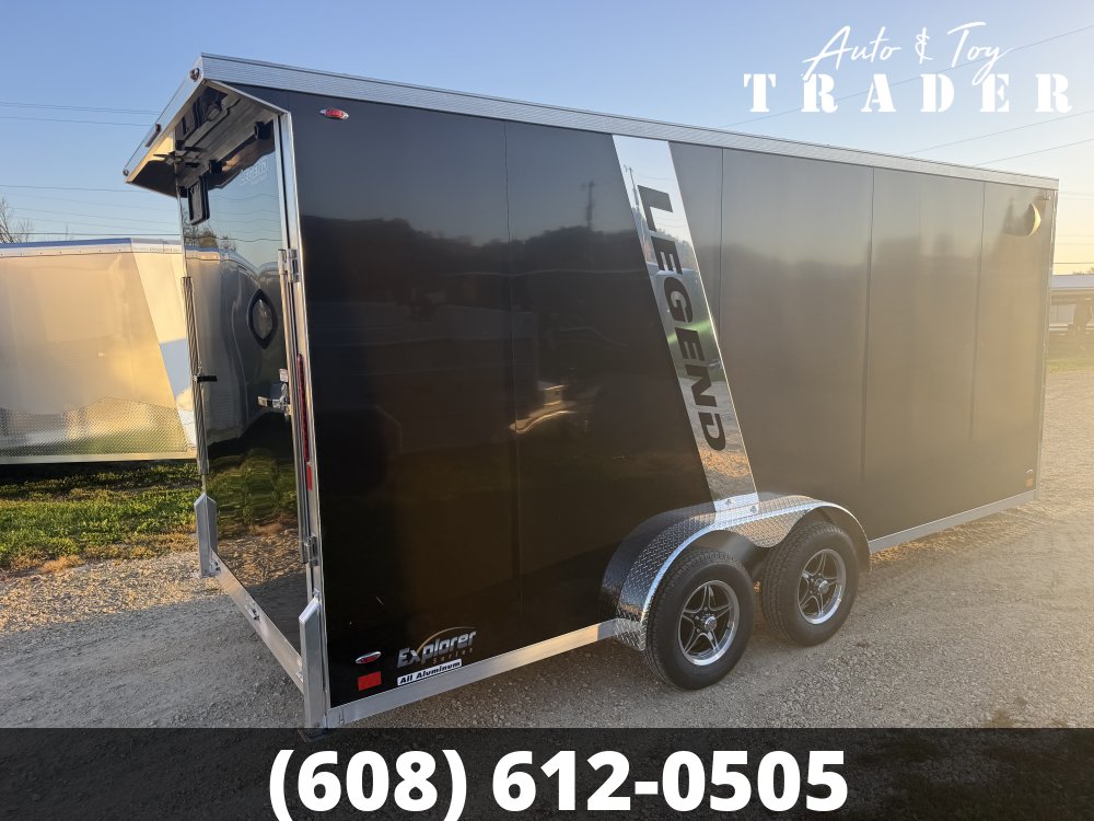 2027 Legend 7.5X23 Aluminum Explorer Snowmobile Trailer