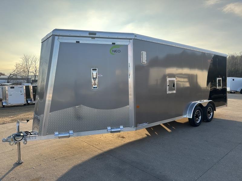 2025 NEO Trailers 7.5X23 Aluminum NASX Snowmobile Trailer