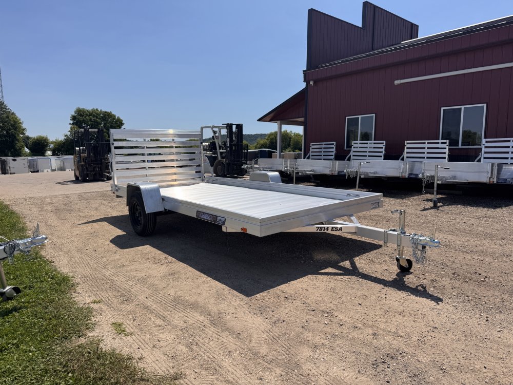 2026 Aluma 7814 ESA Aluminum Utility Trailer
