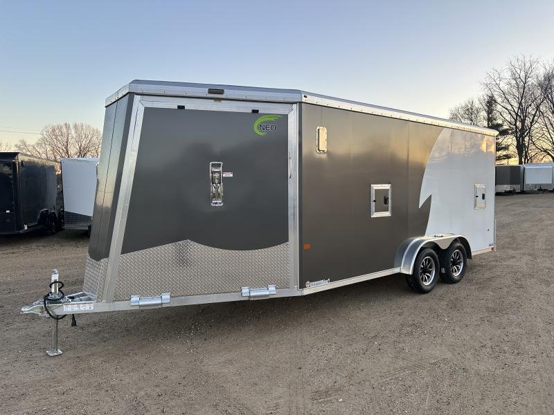 2025 NEO Trailers 7.5X21 Aluminum NASX Snowmobile Trailer