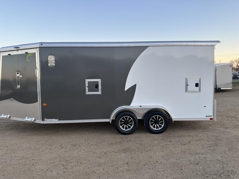 2025 NEO Trailers 7.5X21 Aluminum NASX Snowmobile Trailer