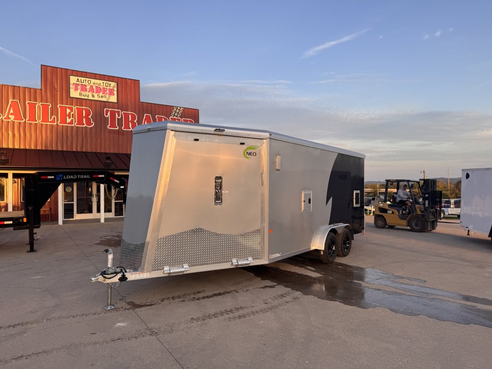 2026 NEO Trailers 7.5X21 Aluminum NASX Snowmobile Trailer