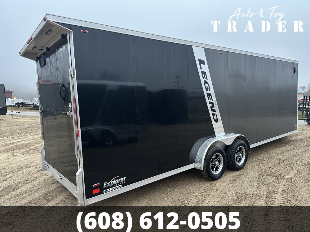 2026 Legend 7.5X29 Aluminum Explorer Snowmobile Trailer