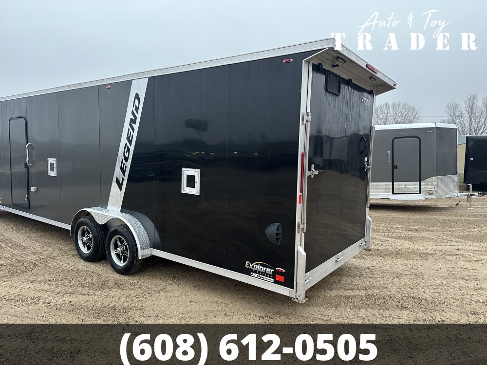 2026 Legend 7.5X29 Aluminum Explorer Snowmobile Trailer
