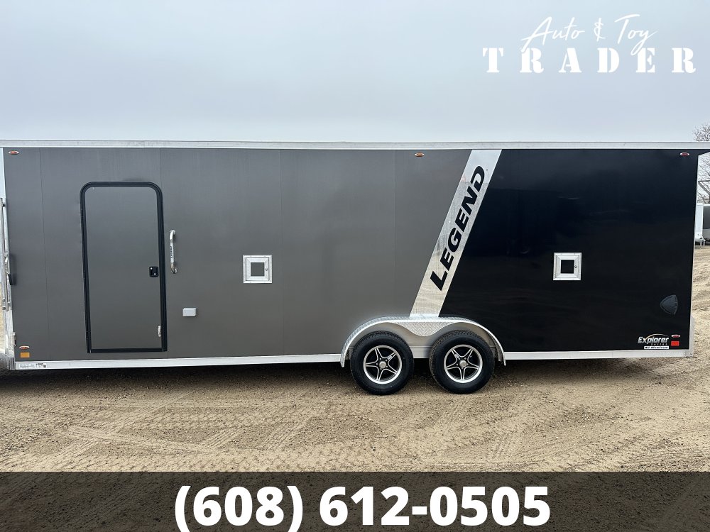2026 Legend 7.5X29 Aluminum Explorer Snowmobile Trailer
