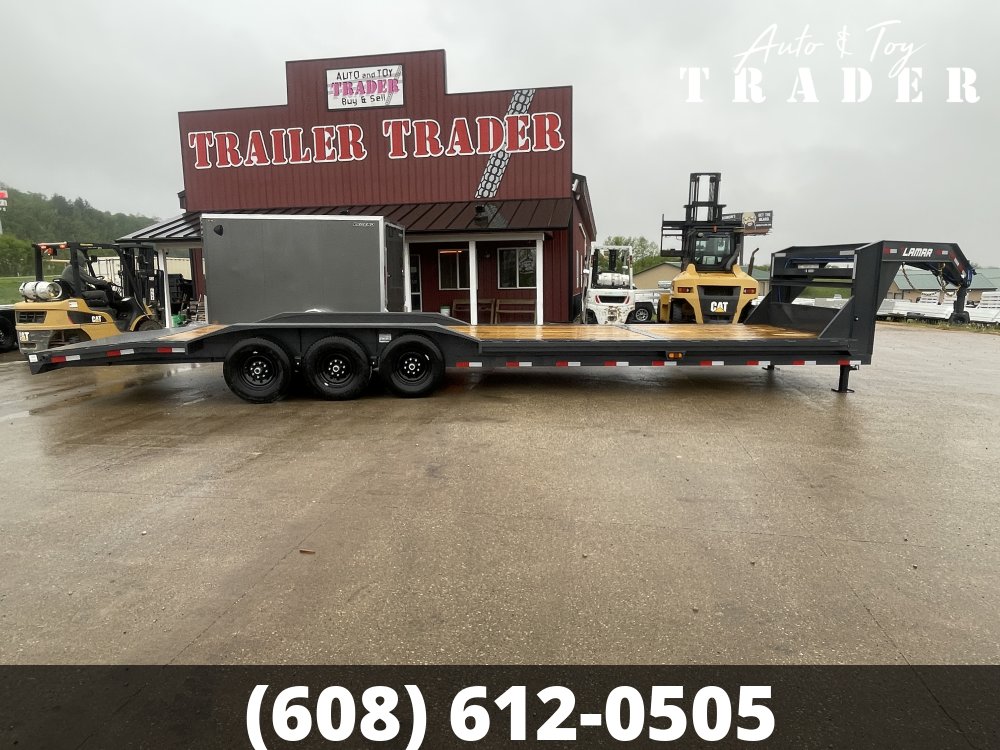 2026 Lamar Trailers 102X32 Gooseneck Car Hauler Trailer