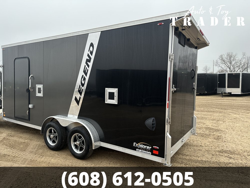 2026 Legend 7.5X23 Aluminum Explorer Snowmobile Trailer