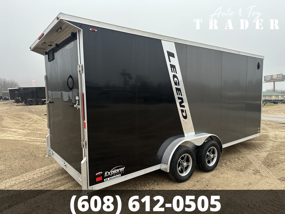 2026 Legend 7.5X23 Aluminum Explorer Snowmobile Trailer
