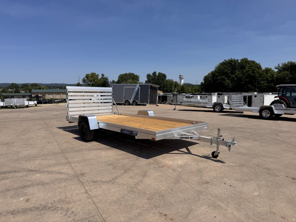 2026 Aluma 7814 ESW-S-TG Aluminum Utility Trailer