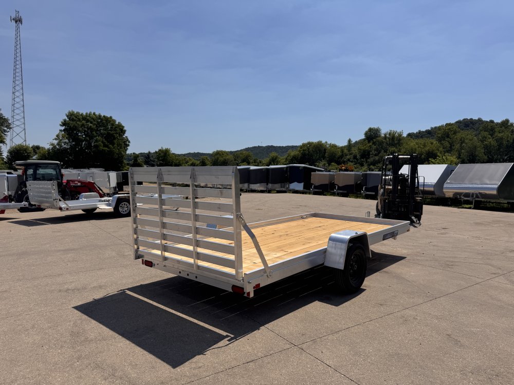2026 Aluma 7814 ESW-S-TG Aluminum Utility Trailer