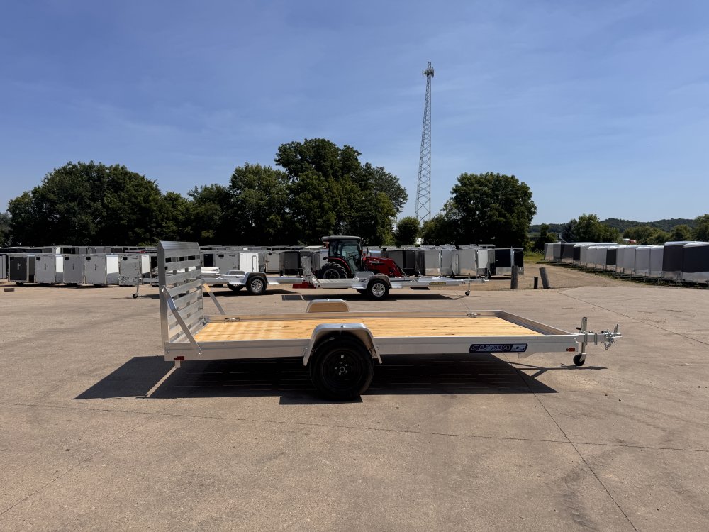 2026 Aluma 7814 ESW-S-TG Aluminum Utility Trailer