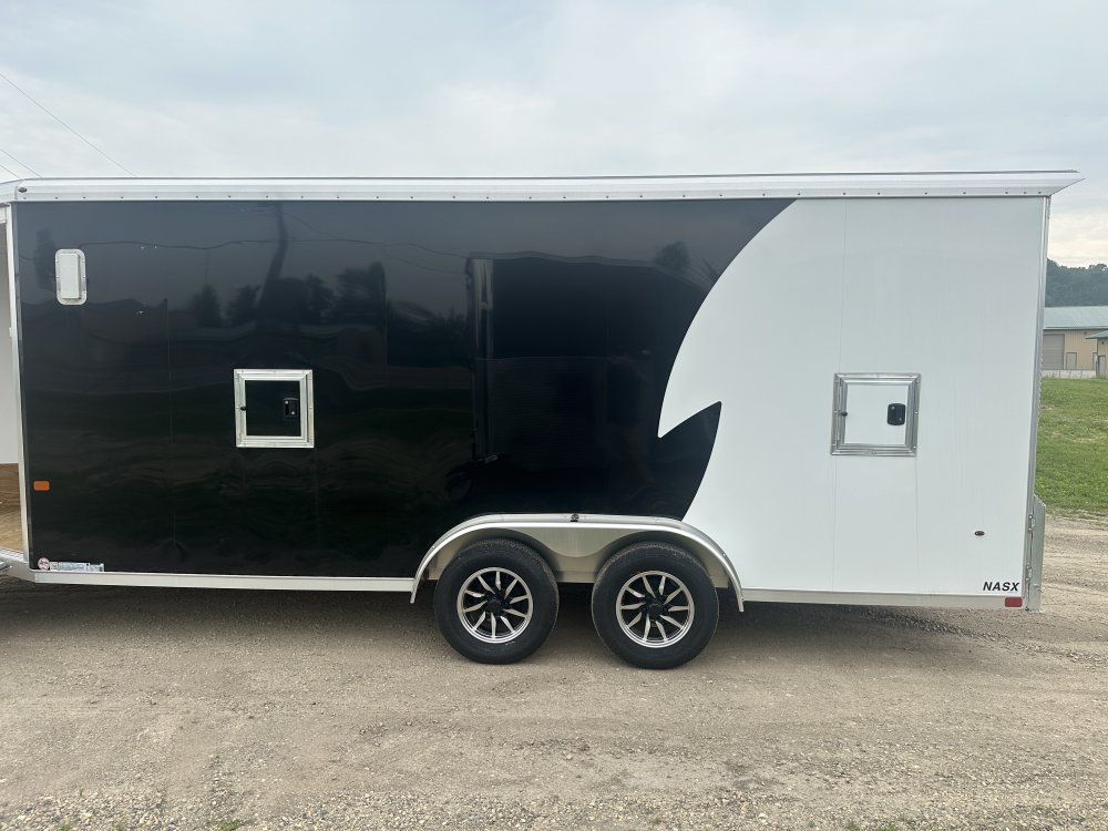 2025 NEO Trailers 7.5X23 Aluminum NASX Snowmobile Trailer
