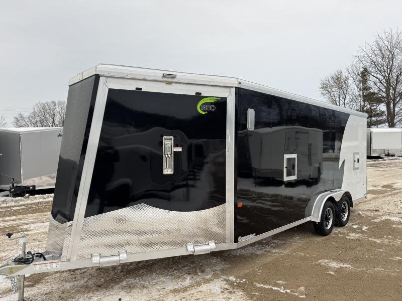 2025 NEO Trailers 7.5X23 Aluminum NASX Snowmobile Trailer