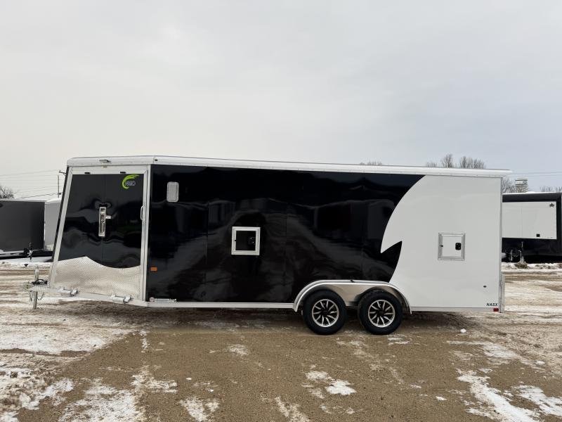 2025 NEO Trailers 7.5X23 Aluminum NASX Snowmobile Trailer