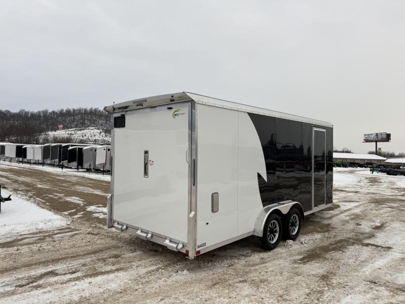 2025 NEO Trailers 7.5X23 Aluminum NASX Snowmobile Trailer
