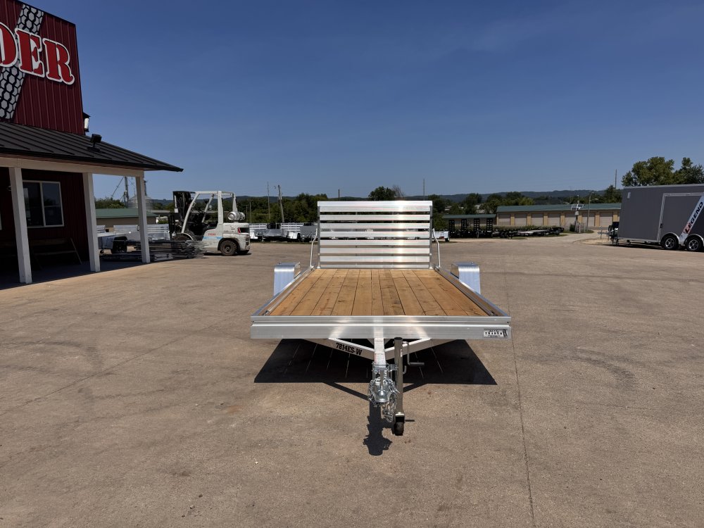 2026 Aluma 7814 ESW-S-TG Aluminum Utility Trailer