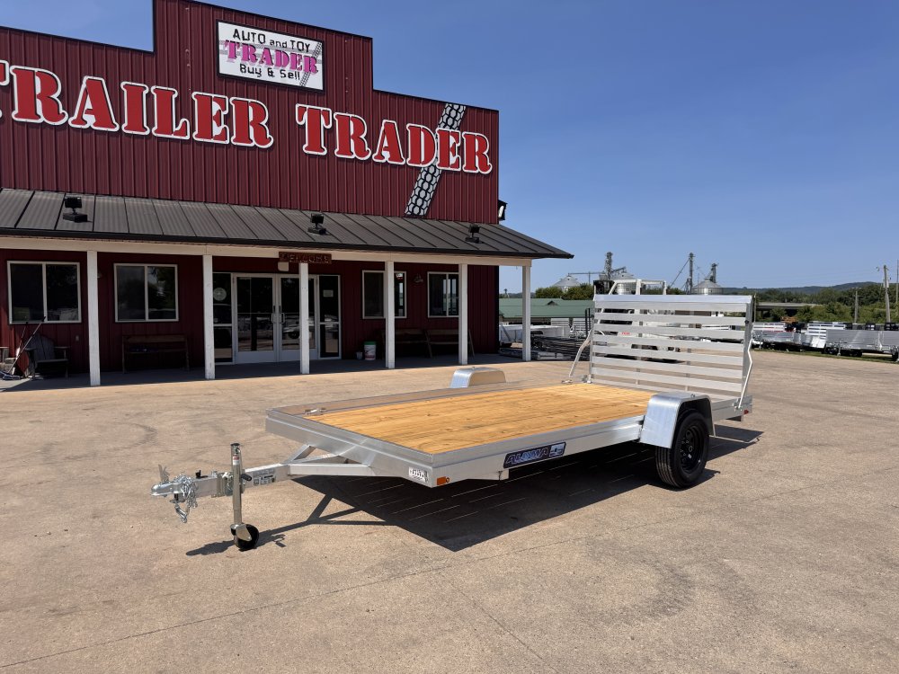 2026 Aluma 7814 ESW-S-TG Aluminum Utility Trailer