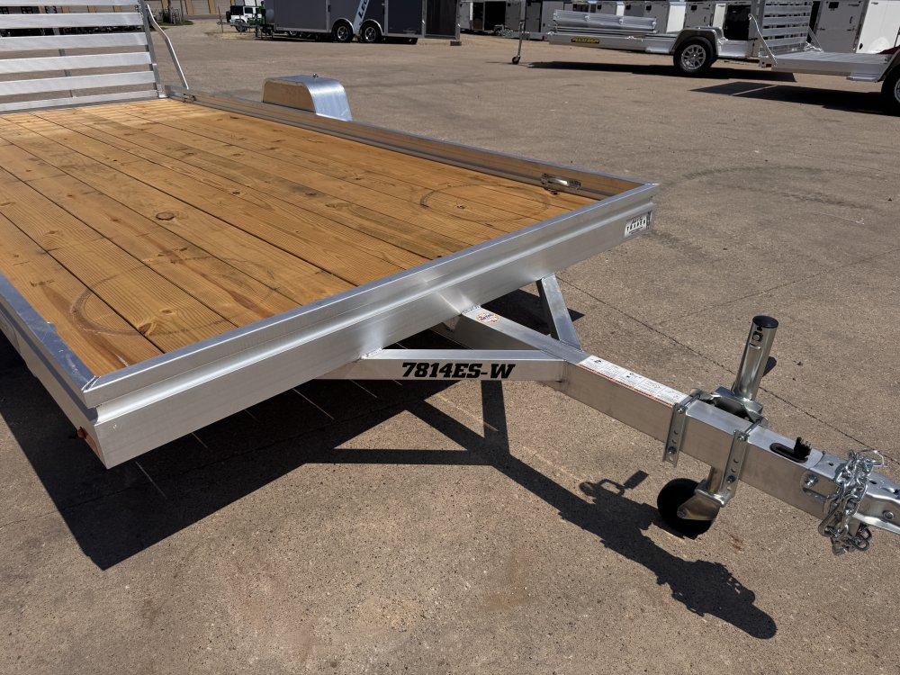 2026 Aluma 7814 ESW-S-TG Aluminum Utility Trailer