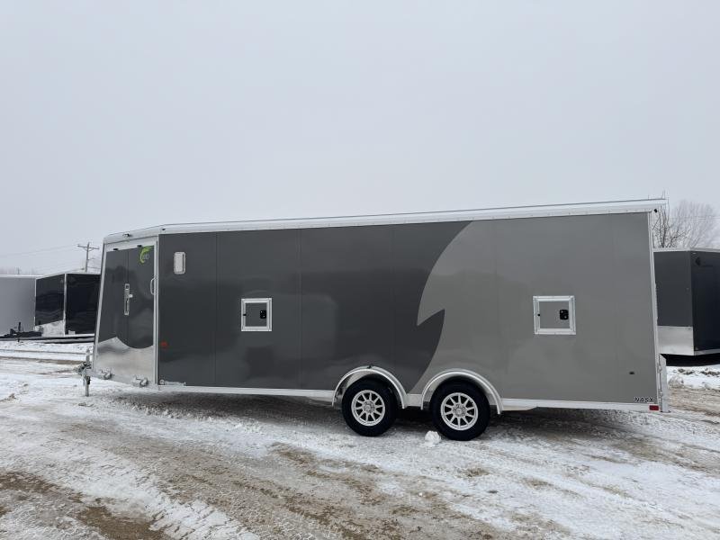 2025 NEO Trailers 7.5X25 Aluminum NASX Snowmobile Trailer
