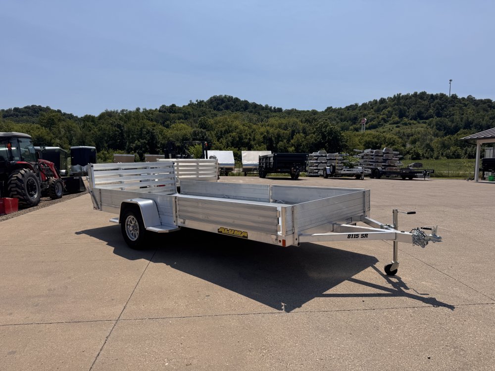2026 Aluma 8115 S-R-BT-SR Aluminum Utility Trailer