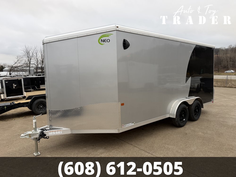 2026 NEO Trailers 7.5X16 Aluminum NAMR Cargo / Enclosed Trailer