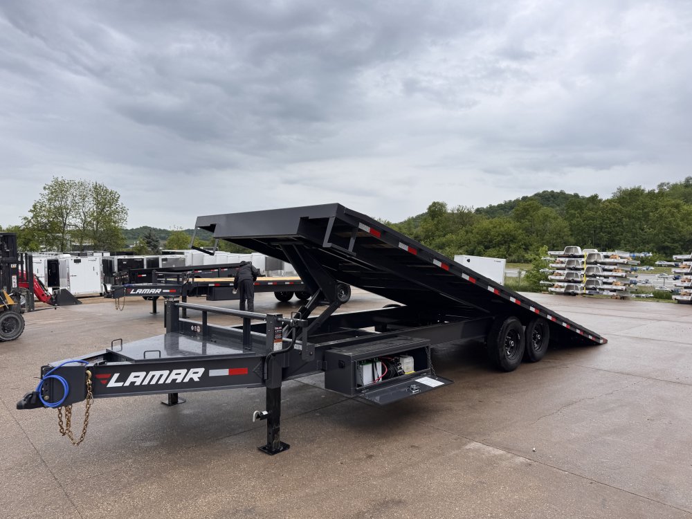 2025 Lamar Trailers 102X24 Tilt Deck Deckover Trailer