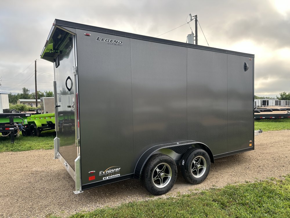 2026 Legend 7.5X19 Aluminum Explorer Snowmobile Trailer