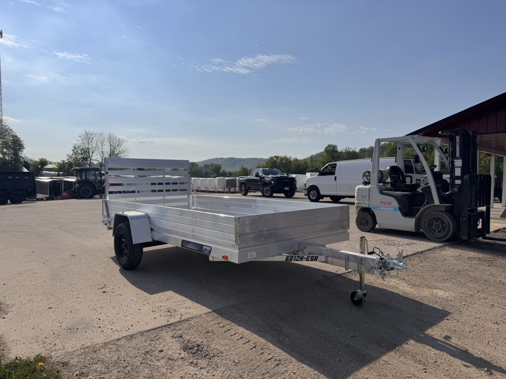 2026 Aluma 6812 ESA Aluminum Utility Trailer