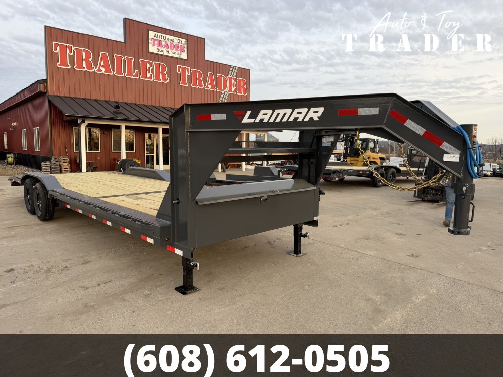 2026 Lamar Trailers 102X26 Gooseneck Car Hauler Trailer