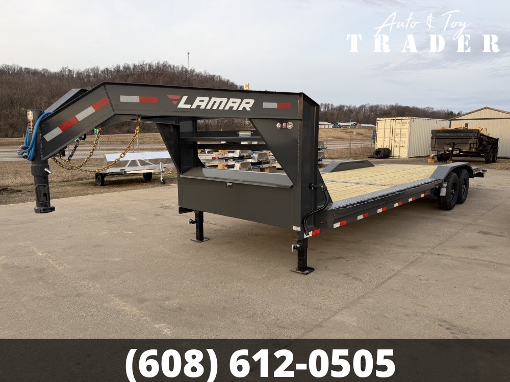 2026 Lamar Trailers 102X26 Gooseneck Car Hauler Trailer