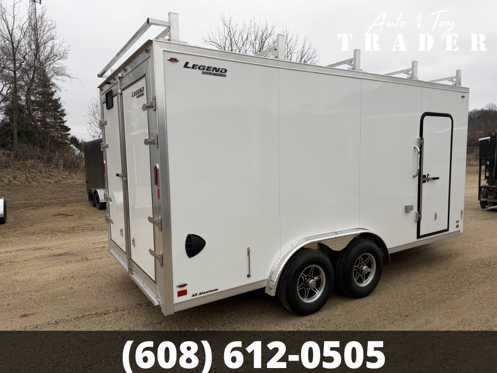 2026 Legend Trailers 8X16 Aluminum FTV Cargo / Enclosed Trailer