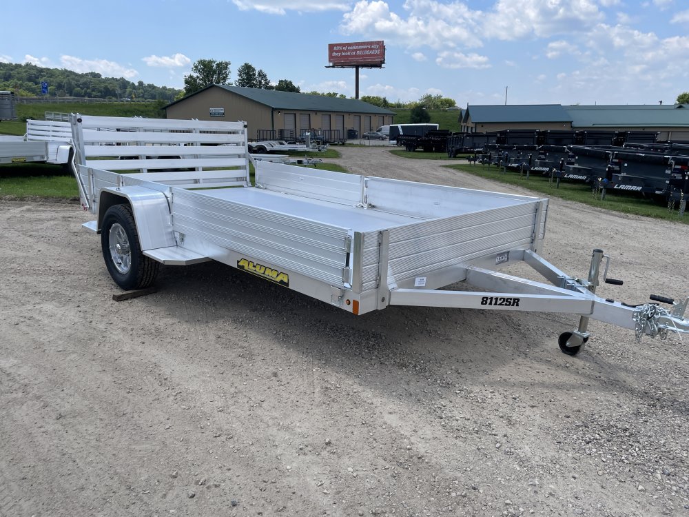 2026 Aluma 8112S-R-BT-SR Aluminum Utility Trailer