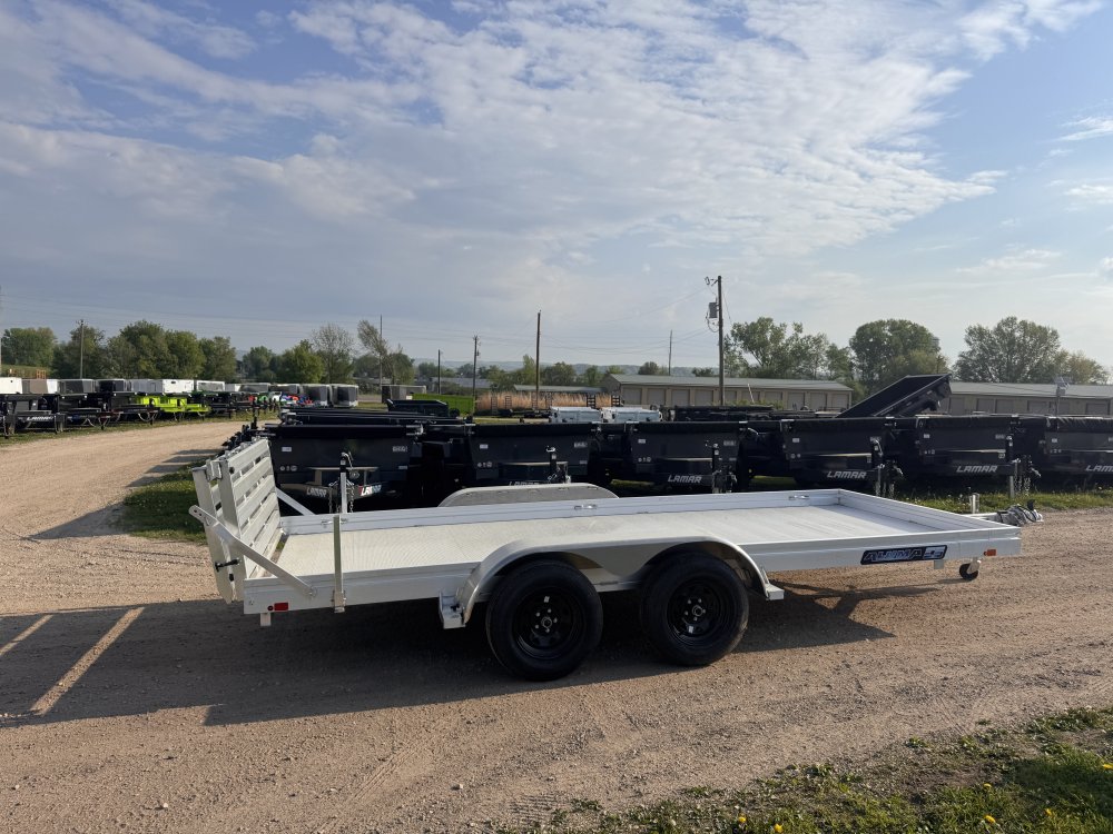 2025 Aluma 7816ESA-TA-EL-BT Aluminum Utility Trailer