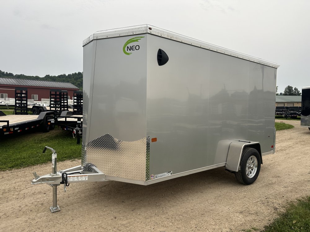 2026 NEO Trailers 6X12 Aluminum NAV Cargo / Enclosed Trailer