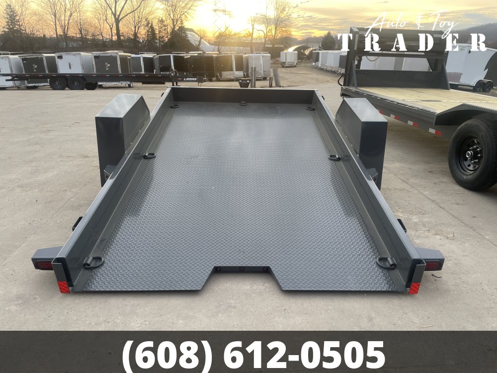 2026 Lamar 79X12 Scissor Hauler Tilt Equipment Trailer