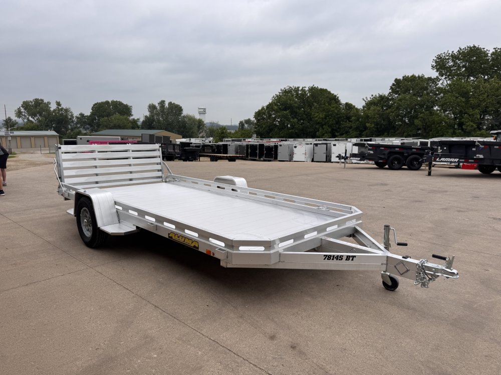 2026 Aluma 78X14 S-BT Aluminum Utility Trailer