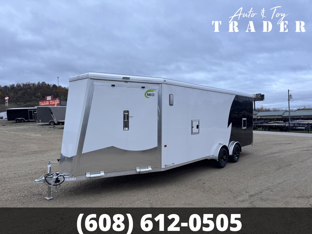 2026 NEO Trailers 7.5X25 Aluminum NASX Snowmobile Trailer
